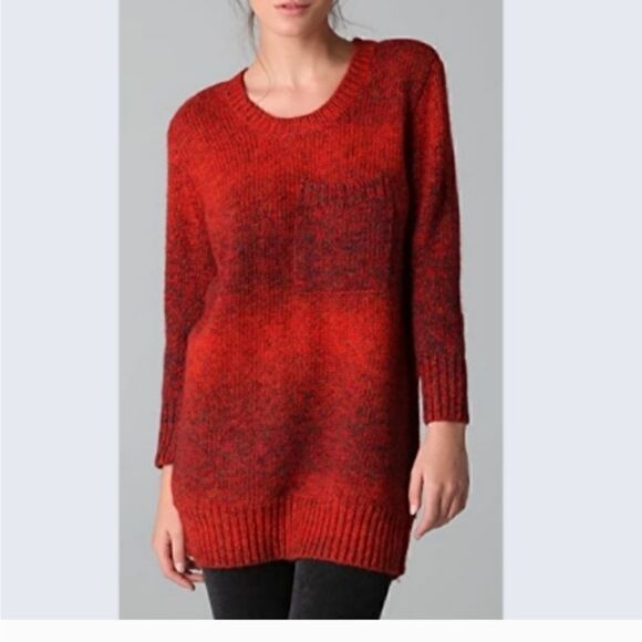 Madewell Wallace Rowboat Ombre Tonal Wool Alpaca Tunic Sweater XS - Picture 3 of 6